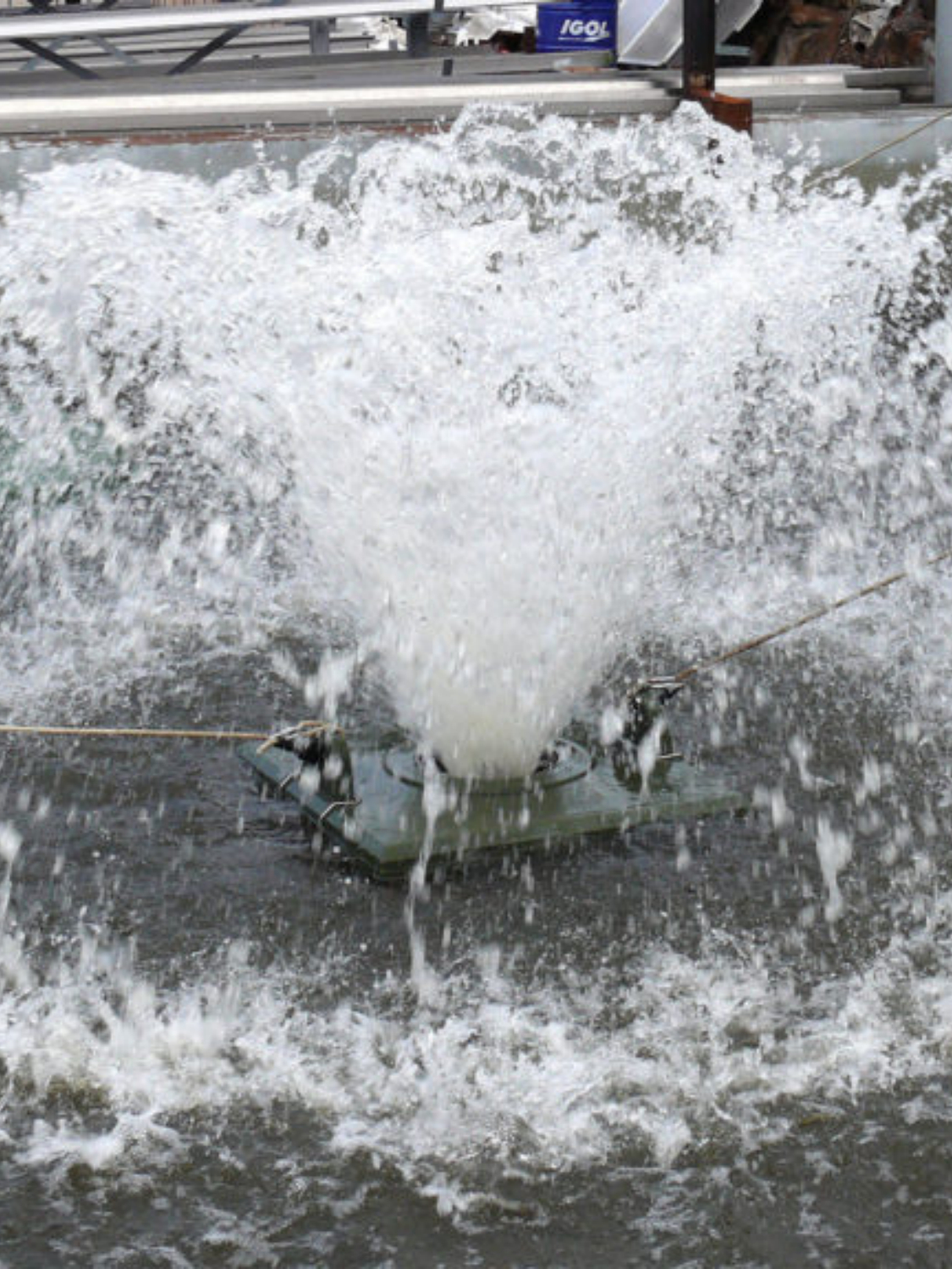 Flobull aérateur pour lac,étang et plan d'eau